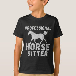 T-shirt Horse Girl Horseback équitation Pony Horsescute Ss