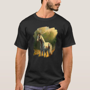 T-shirt Horse Painting Vintage