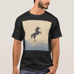 T-shirt horse power amadeus western