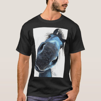 T-shirt HoRSe PRiNT &x27 ; HaPPY BuRT &x27 ; PAR SHiRLeY M