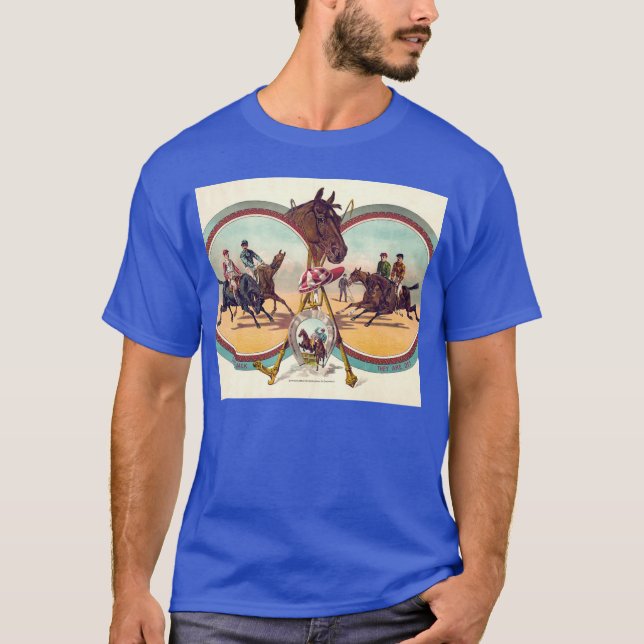 T-shirt Horse Race Starting Gate family (Devant)