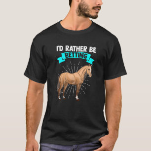 T-shirt Horse Racing Pari Chevaux Papa