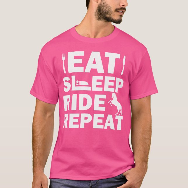 T-shirt Horse Riding (Devant)