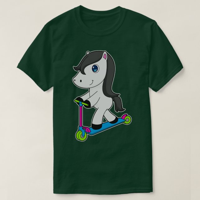 T-shirt Horse Scooter  (Design devant)