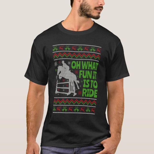 T-shirt Horse Show équestre (Devant)