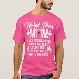 T-shirt Horse Show Maman Définition Equestria Mom Horse Sh