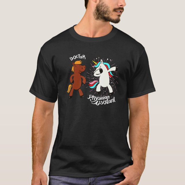 T-shirt Horse Unicorne Fun (Devant)