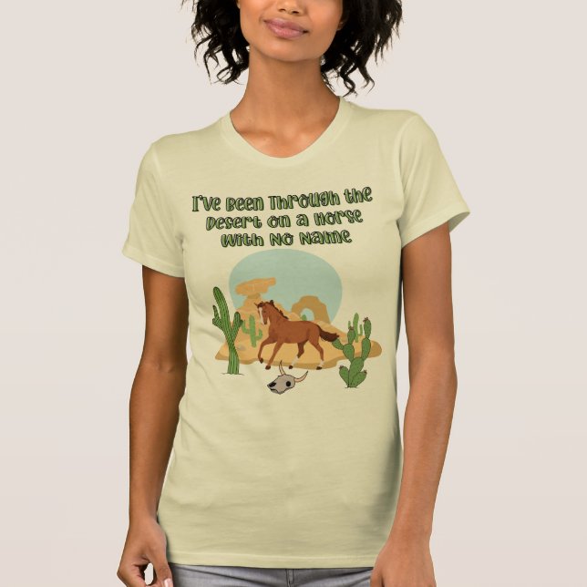 T-shirt Horse With No Name Women's Bella+Canvas Slim Fit (Devant)