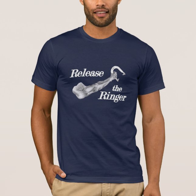 T-shirt HorseChaussure Pitching Base Bella Canvas (Devant)