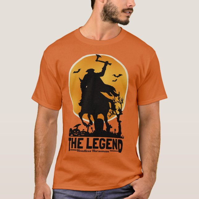 T-shirt Horseman sans tête la nuit (Devant)