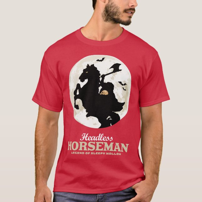 T-shirt Horsemann sans tête de la nuit d'Halloween (Devant)