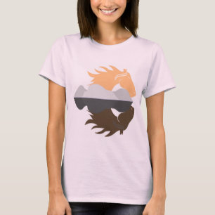 T-shirt HorseReflection