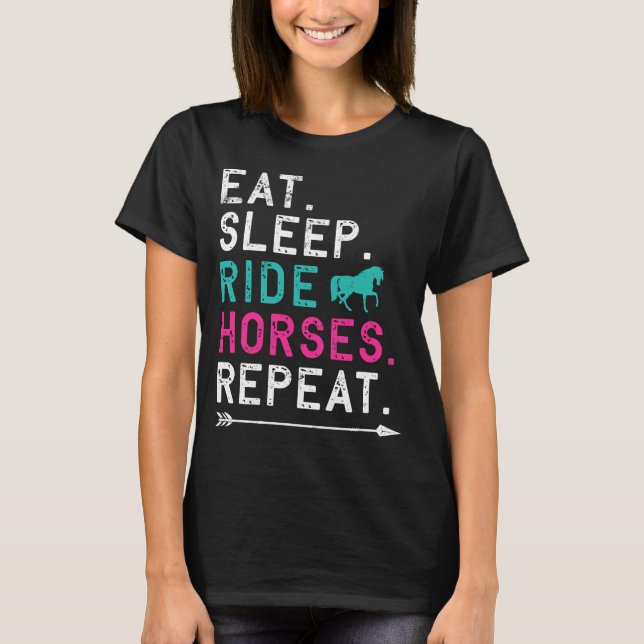 T-SHIRT HORSES SHIRT (Devant)