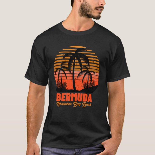 T-shirt Horseshoe Bay Beach Bermudes (Devant)