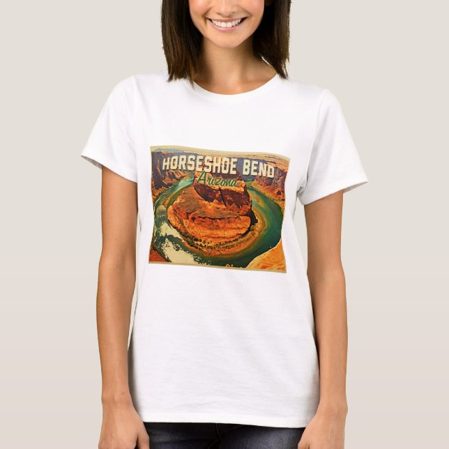 T-shirt Horseshoe Bend Arizona (Devant)