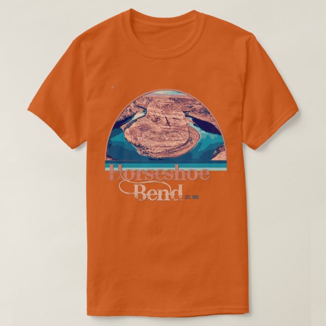 T-shirt Horseshoe Bend Vacation randonnée (Design devant)