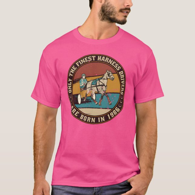 T-shirt HorsesrottingConducteurs nés en 1986 Anniversaire  (Devant)