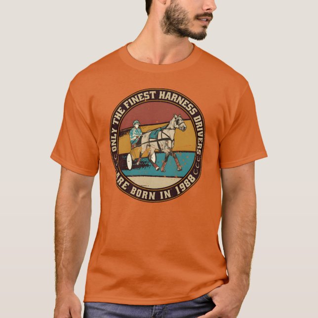 T-shirt HorsesrottingConducteurs nés en 1988 Anniversaire  (Devant)