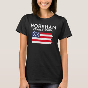 T-shirt Horsham Pennsylvanie USA State America Travel