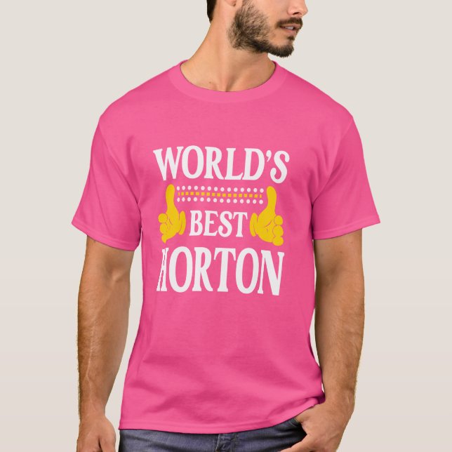 T-shirt Horton Nom de famille Famille Nom de famille Meill (Devant)