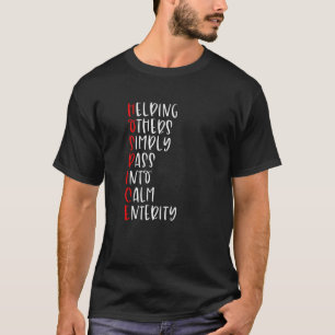 T-shirt Hospice Nurse Appréciation Hospice Squad Life