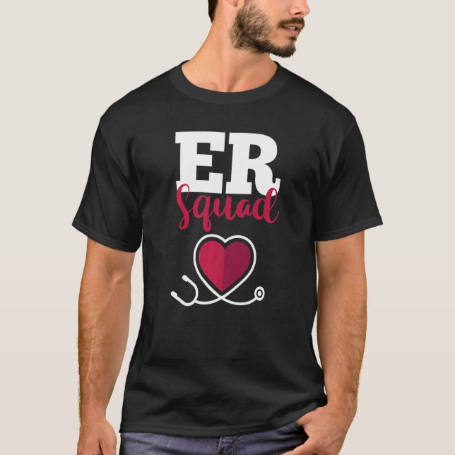 T-shirt Hospital Nurse Crew Emergency Room Nursing RN ER S (Devant)
