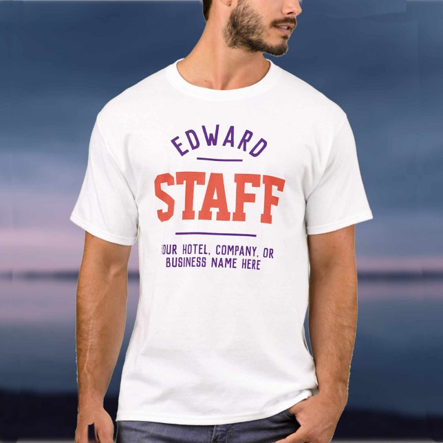 T-shirt Hospitality Business Staff Membre (Créateur téléchargé)