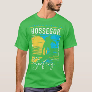 T-shirt Hossegor Surfing Retro Surf Graphic Vintage Surfer
