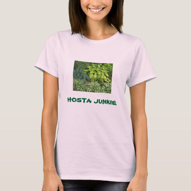 T-SHIRT HOSTA JUNKIE (Devant)