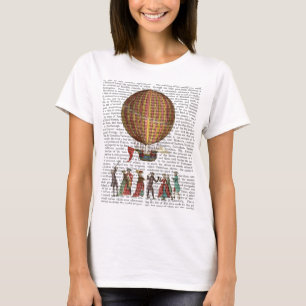 T-shirt Hot Air Balloon And People