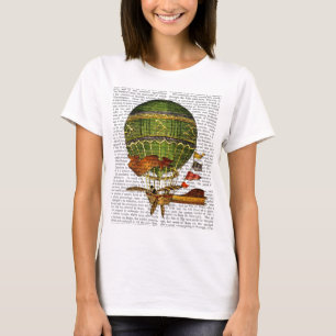 T-shirt Hot Air Balloon Green