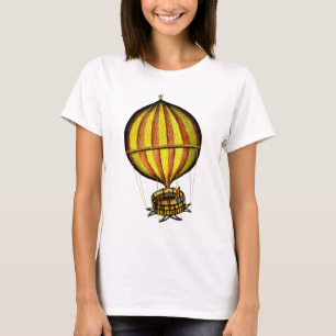 T-shirt Hot Air Balloon Yellow and Red
