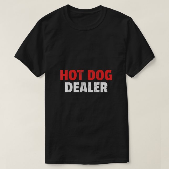 T-shirt Hot Chien Camion Hot Chien Panier (Design devant)