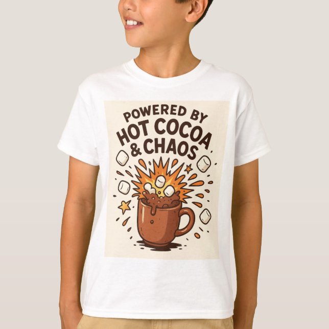T-shirt Hot Cocoa Chaos Blast (Devant)