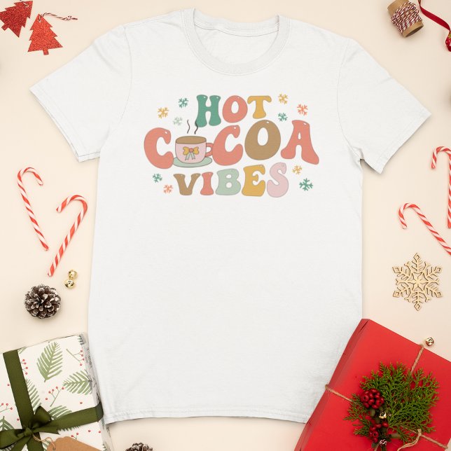T-shirt Hot Cocoa Vibes Festif hiver (Créateur téléchargé)