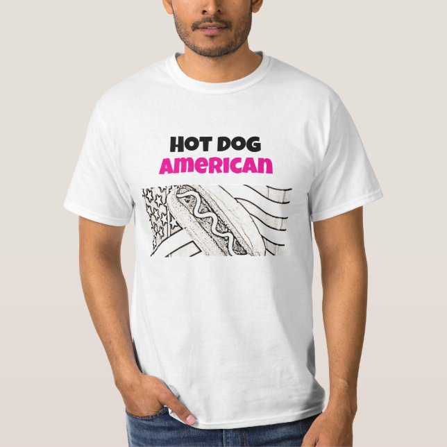 T-shirt Hot Dog (Devant)