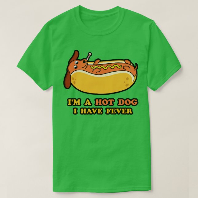 T-shirt Hot dog (Design devant)