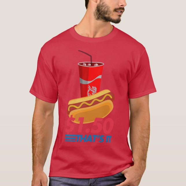 T-shirt hot dog and soda 150 boy (Devant)