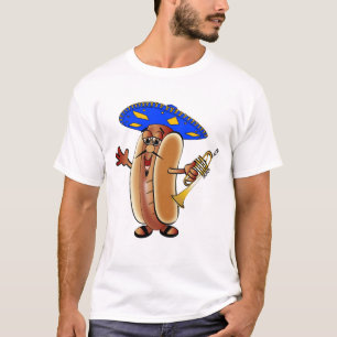 T-shirt Hot-dog de mariachi dans un sombrero