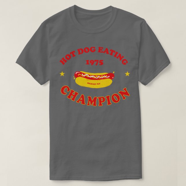 T-shirt Hot Dog Eating Champion (Design devant)