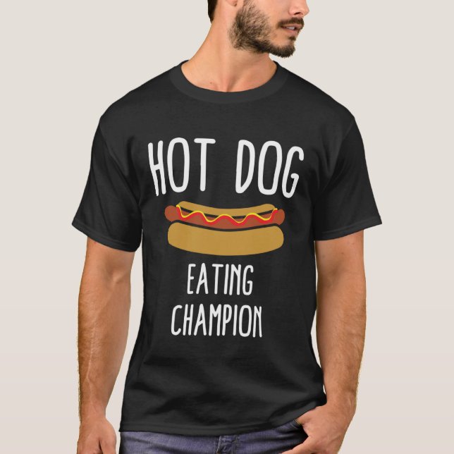 T-shirt Hot Dog Eating Champion (Devant)