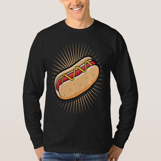 T-shirt hot dog  for  for fans of wiener (Devant)