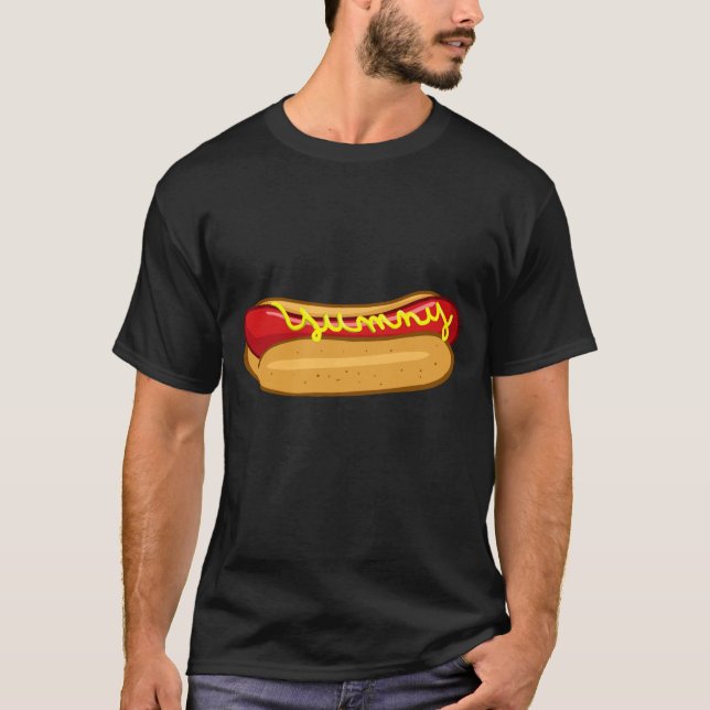 T-shirt Hot dog funny hot dog lover performance  (Devant)