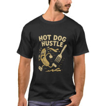 Hot Dog Hustle - Drôle Cartoon Vintage