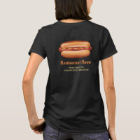 Hot Dog Illustration Custom Fast Food Restaurant