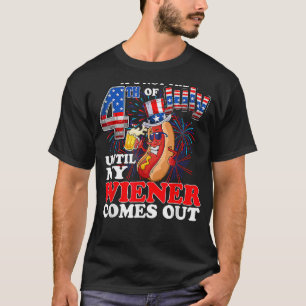 T-shirt Hot Dog Jusqu'À Ce Que Mon Wiener Sorte Hot Dog 4t