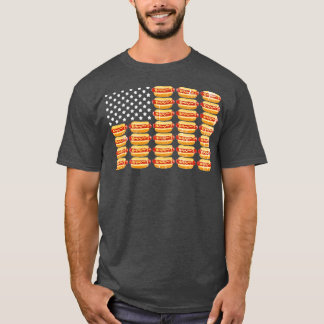 T-shirt Hot Dog Patriotique