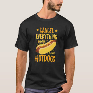 T-shirt Hot Dog Pour Un Amoureux des chiens Hot