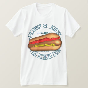 T-shirt Hot dog puissant de chien