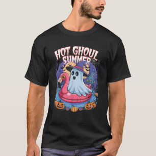 T-shirt Hot Ghoul Été Fantôme Drôle Halloween Fantômes Enf